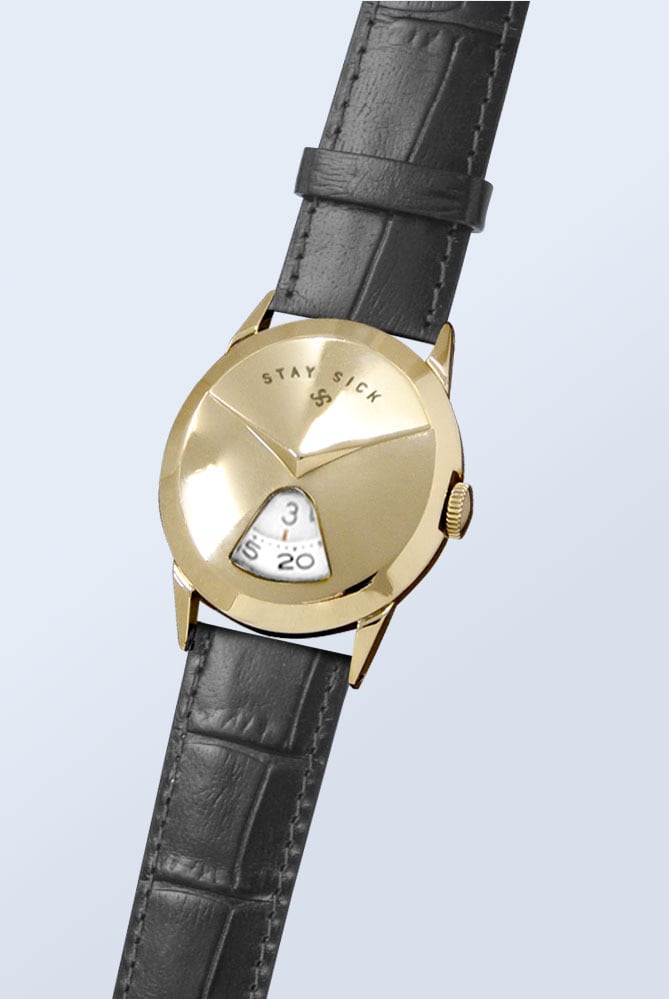 STAY SICK Wristwatch(Jump Hour Model)GD | STAY SICK