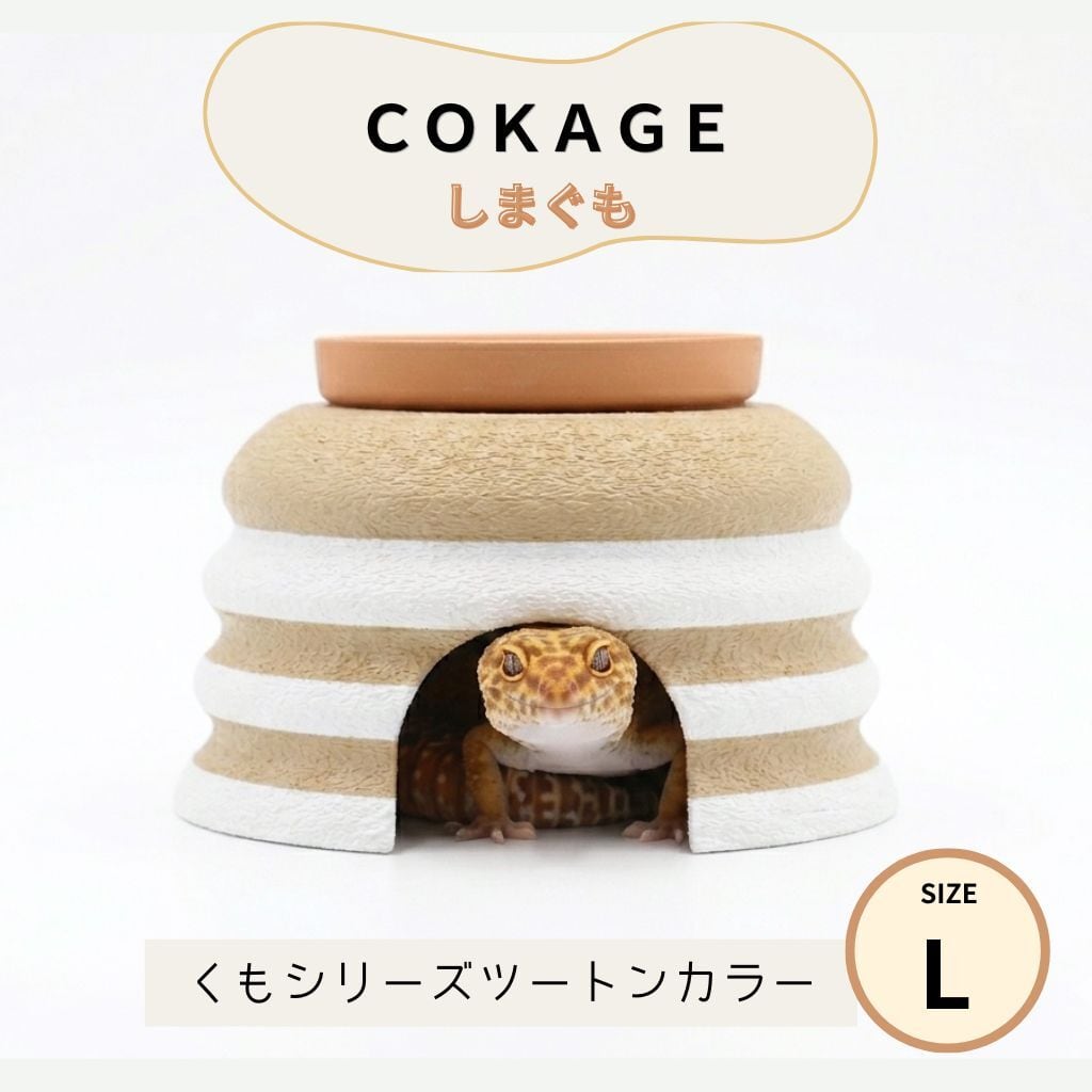 COKAGEシェルター │ かわいい爬虫類シェルター専門店 レオパ ニシアフ