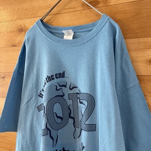 【anvil】カレッジ ビンセンズ大学 ロゴ プリント Tシャツ Vincennes University XL ビッグサイズ US古着 アメリカ古着