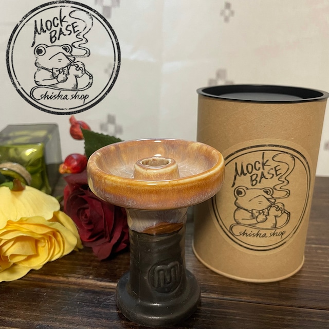 【YIMI Hookah クレイトップ　ファンネルボウル】　キャラメルラテ　プレゼント付き！　シーシャ  MB-03-00011