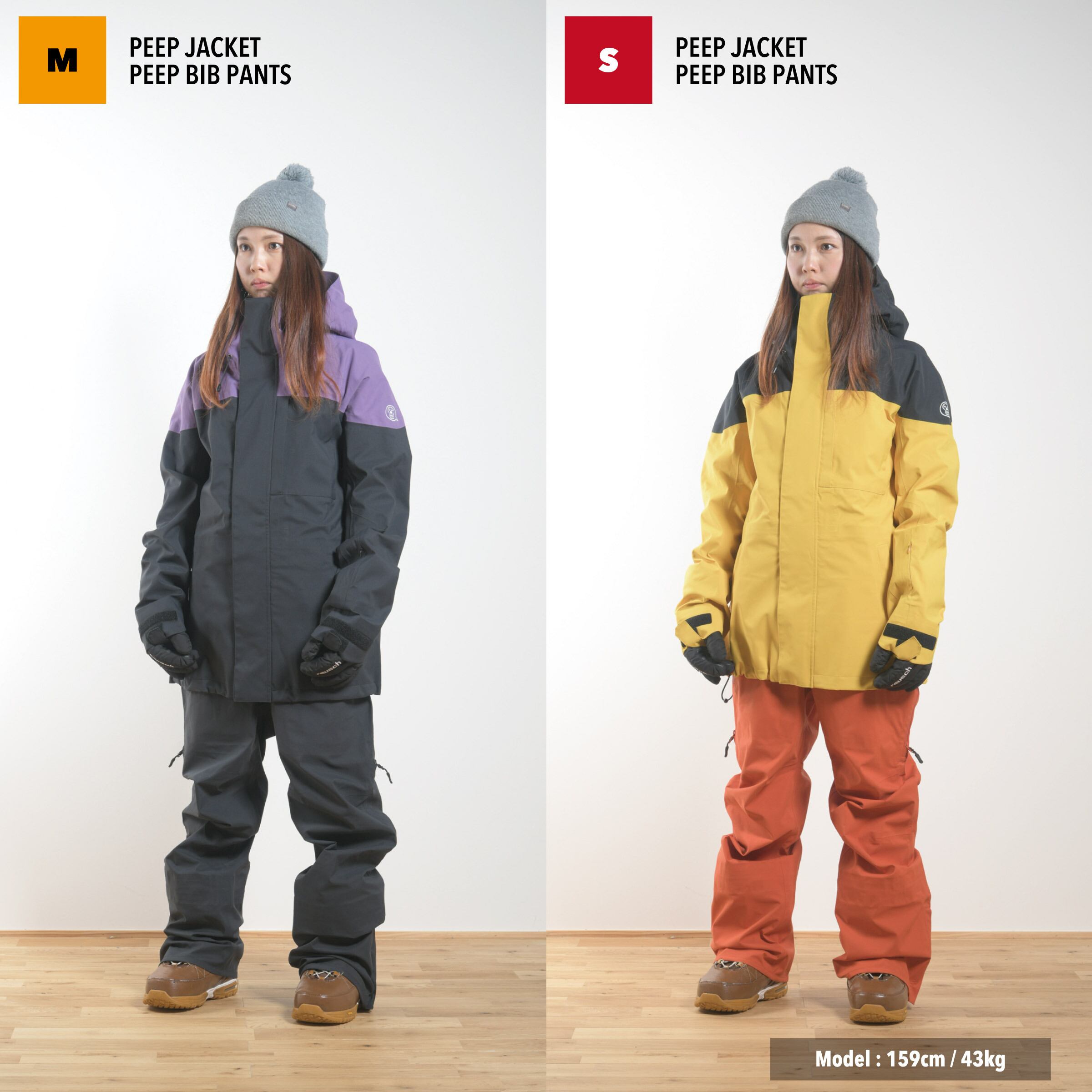 2021unfudge snow wear // PEEP JACKET // PURPLE | unfudge ONLINE STORE