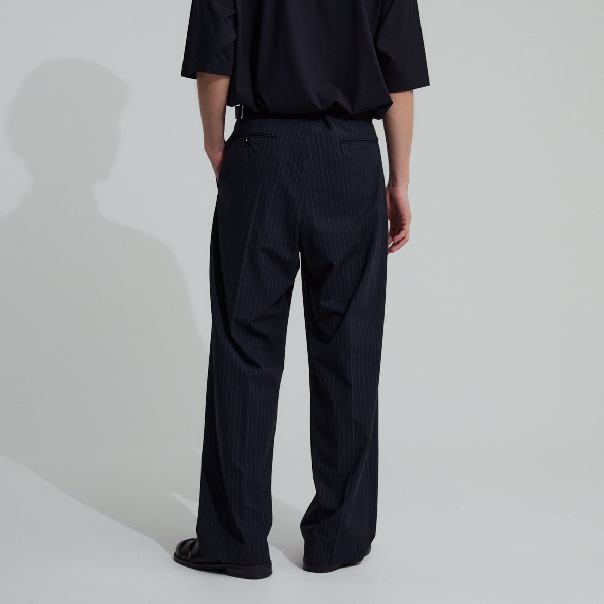 WOMEN'S】TROPICAL T/W TUCK PANTS - LONG / トロピカルT/Wタック