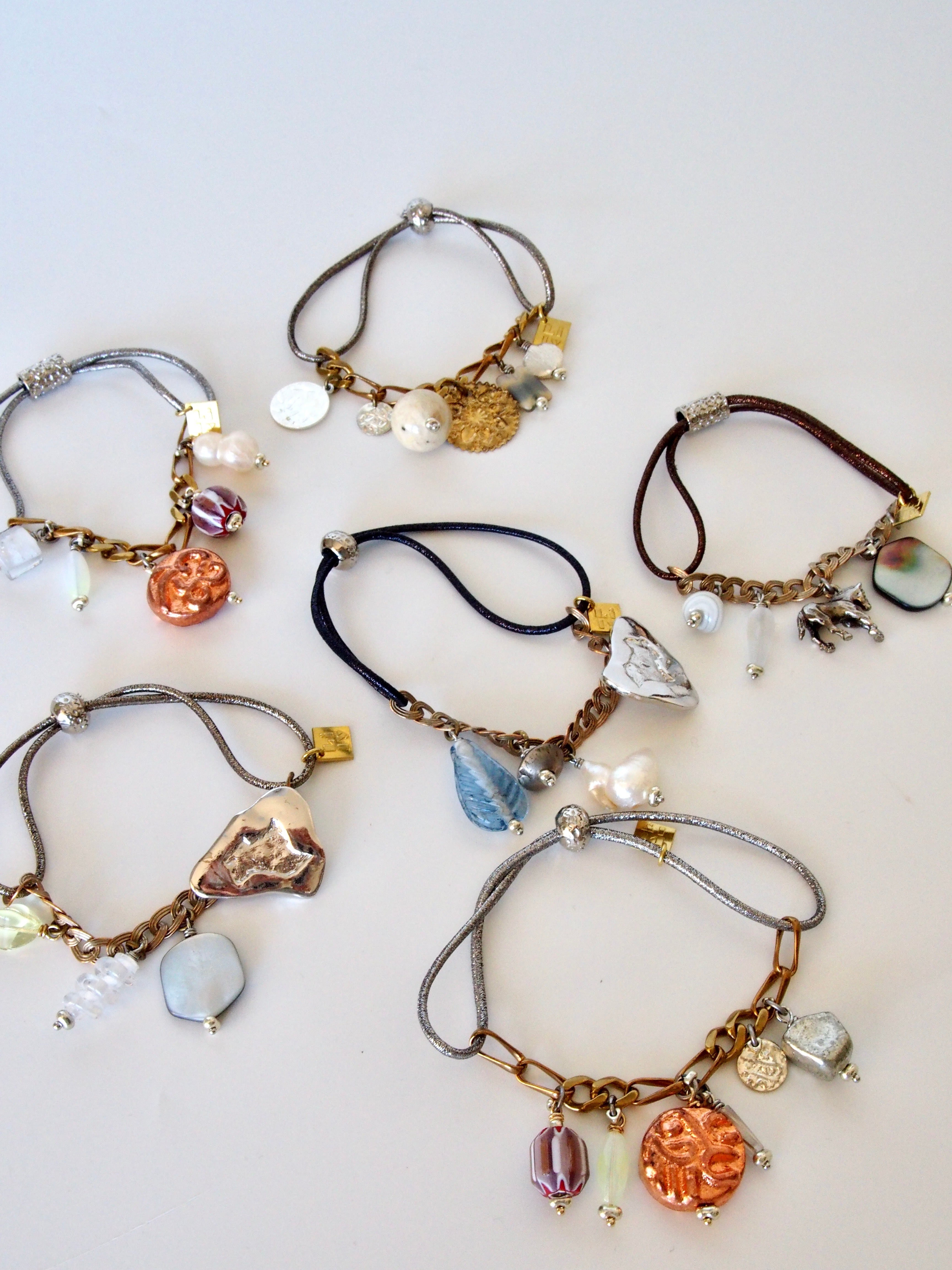 " Cupides " - Hair tie & bracelet -