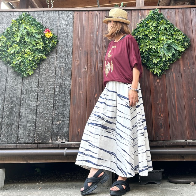 コットンフレアースカート