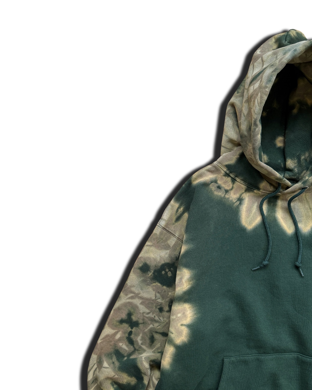 【数量限定 / 裏起毛スウェットセットアップ】 タイダイブリーチスウェットフーディー 木霊