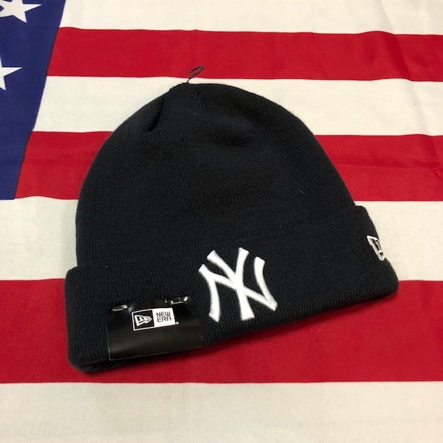 90s newyork Yankees ビーニー　ニットキャップ　ヤンキース