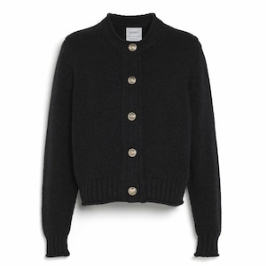 BARRIE 5NEEDLS CARDIGAN BLACK