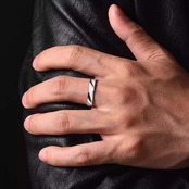 ウェーブデザイン シルバーリング af0240