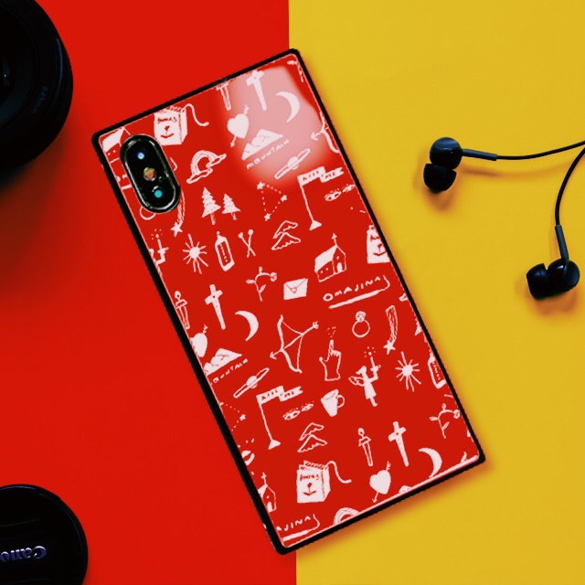 おまじないスクエア型iPhoneケース