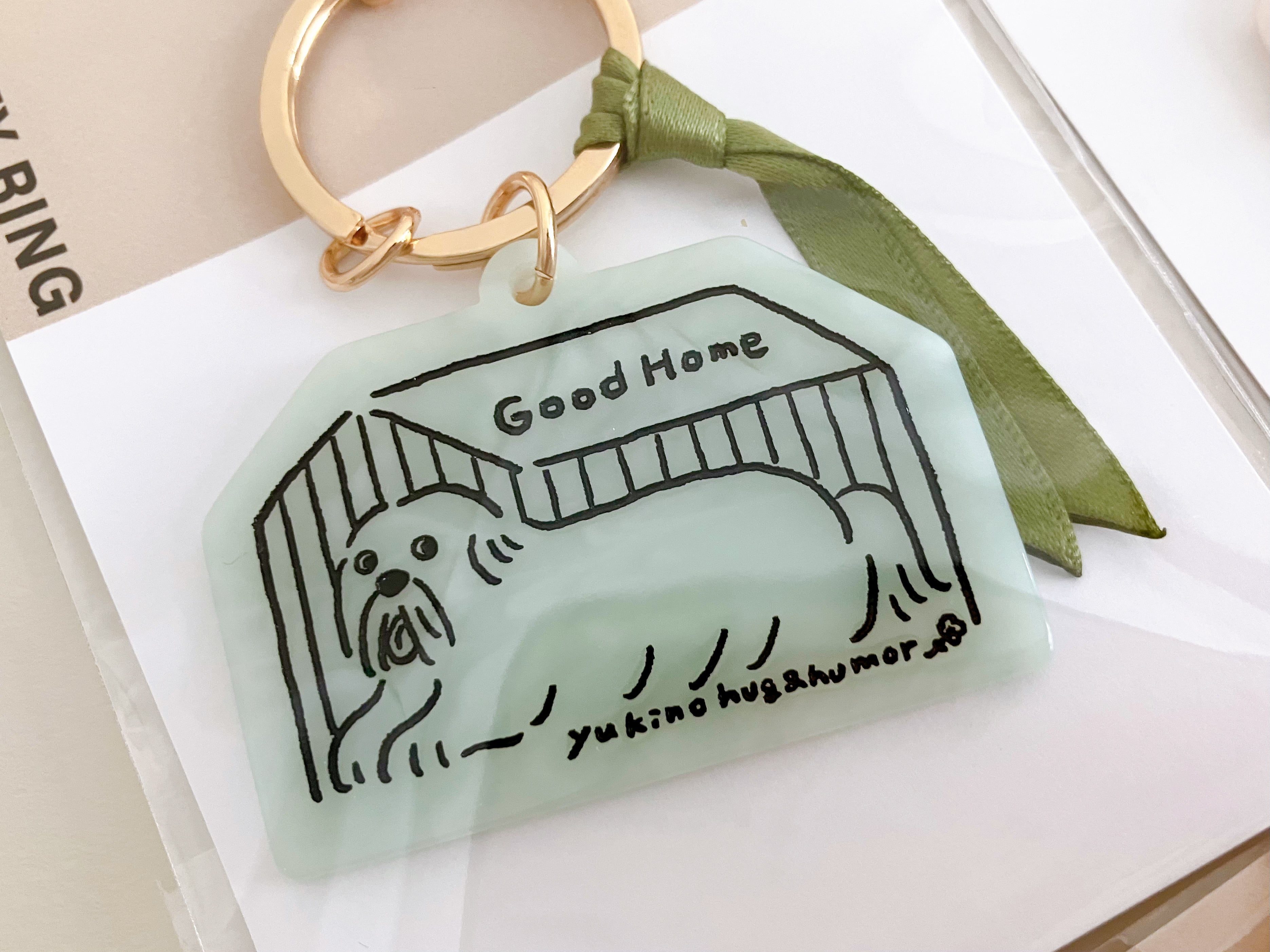 30%OFF】マーブルカラーキーチャーム「House Dog」 | yukino shop