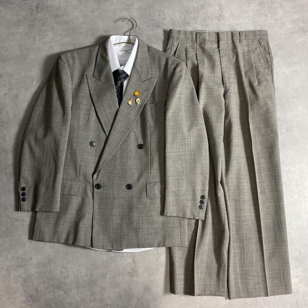 90s ヴィンテージ スーツ ダブル セットアップ ピンズvol.92 成人式