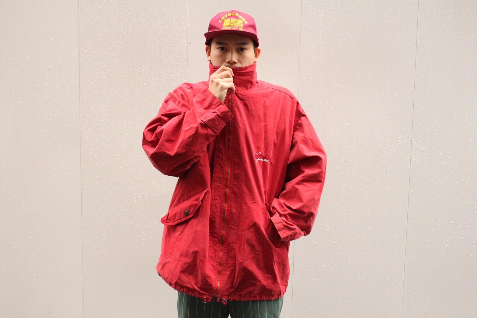 80s Zip-up Oversized Jacket ITALY製