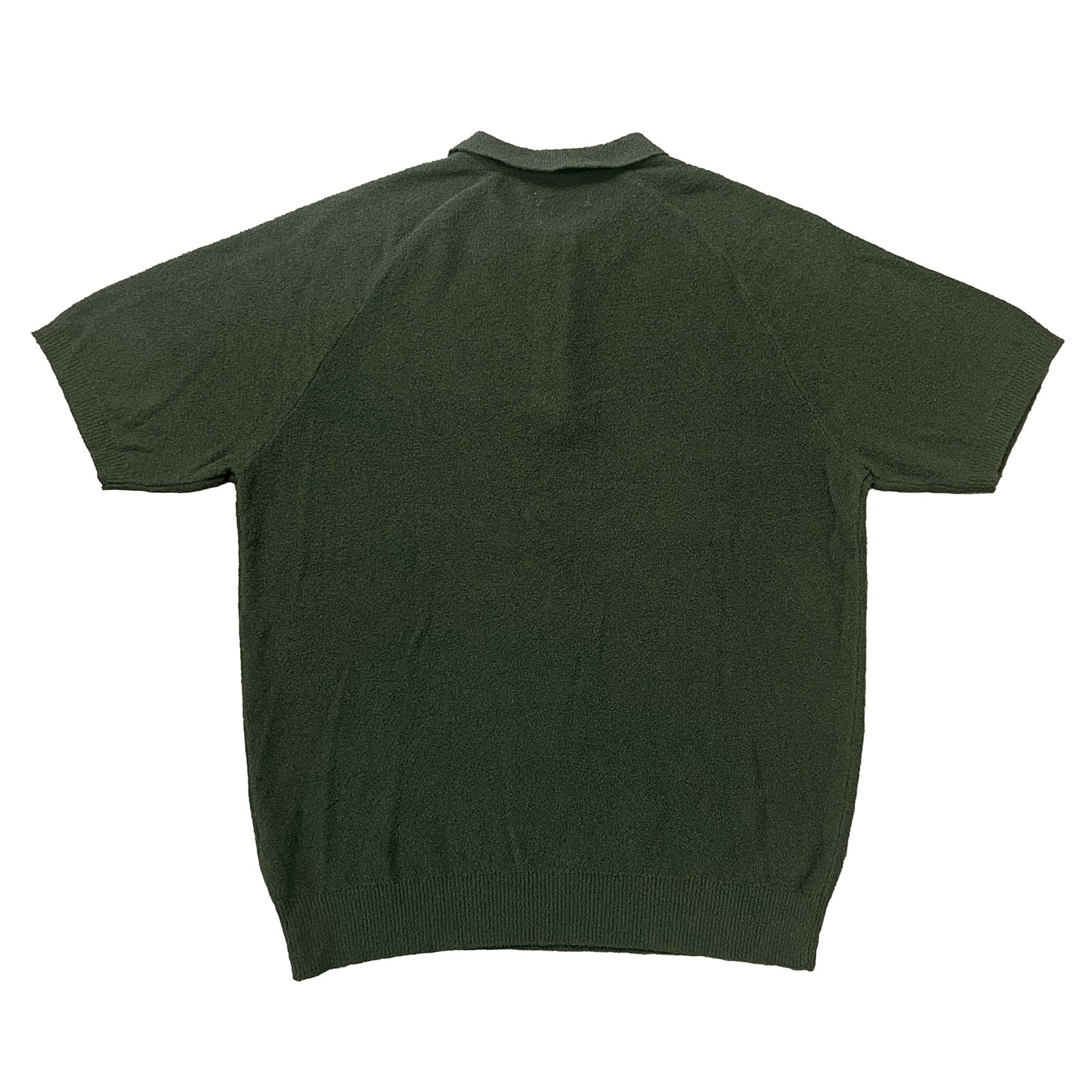 SUPER SOFT PILE KNIT POLO SHIRT -KHAKI- | 8G SHOOT WEBSTORE
