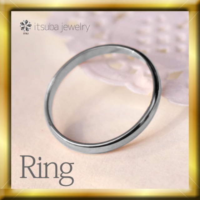 【itsubajewelry】R-049  リング 指輪 レディース プラチナ / プレゼント ギフト