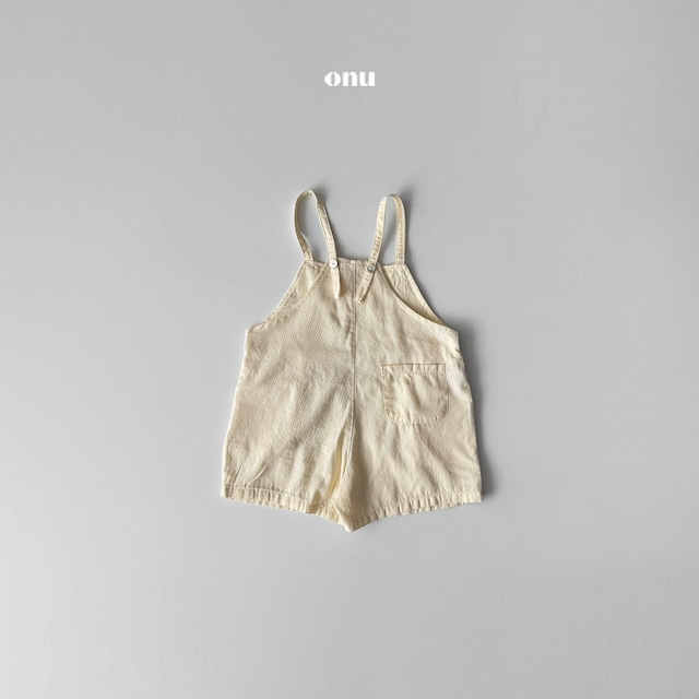 〘即納〙onu / Cotton suspender pants