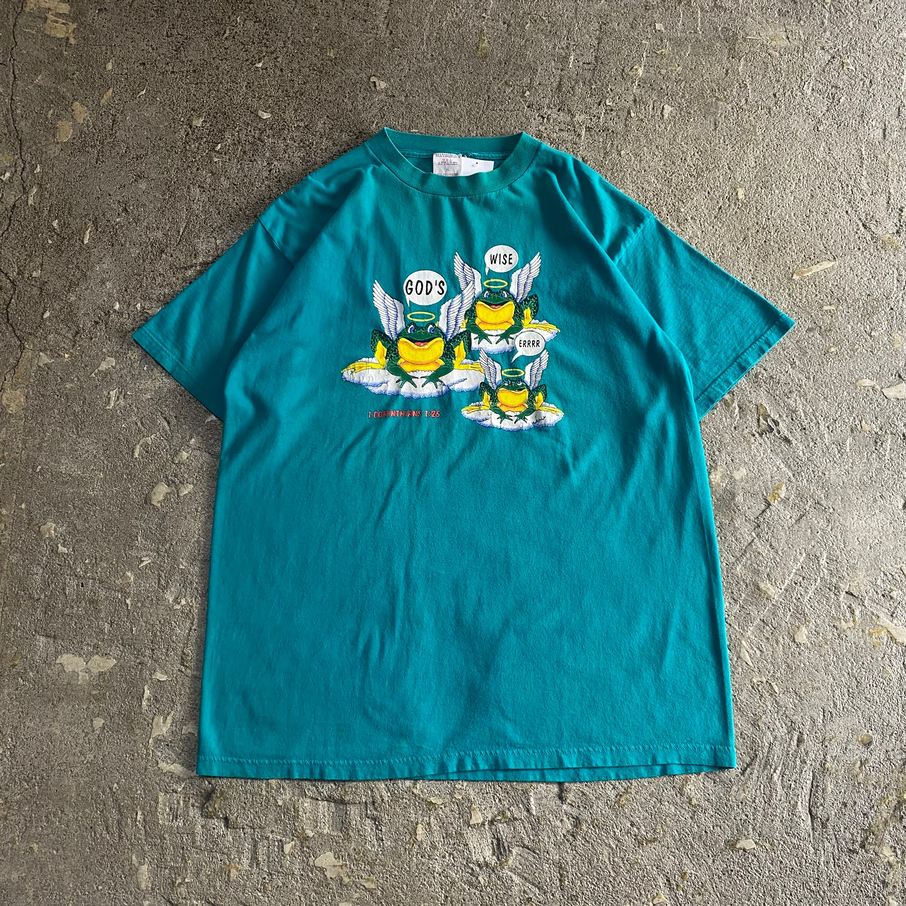 00s Budweiser parody "GOD'S WISER" T-shirt(仙台店)