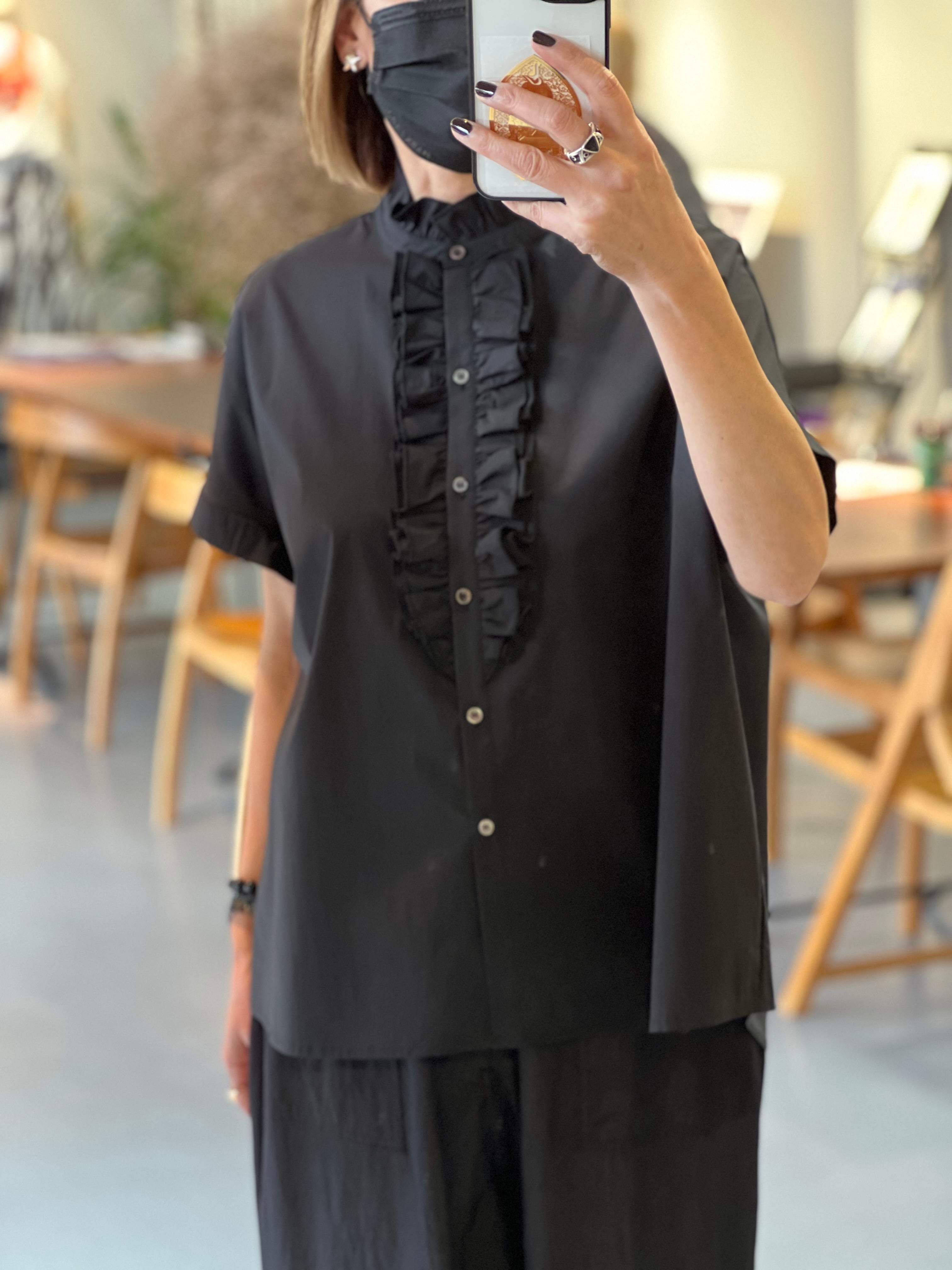 予約販売【 Margaux Vintage 】フリルシャツ (26044) 4月旬頃入荷