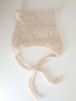 即納【pixie hat ”Kitty bonnet” 】écru 18-24m
