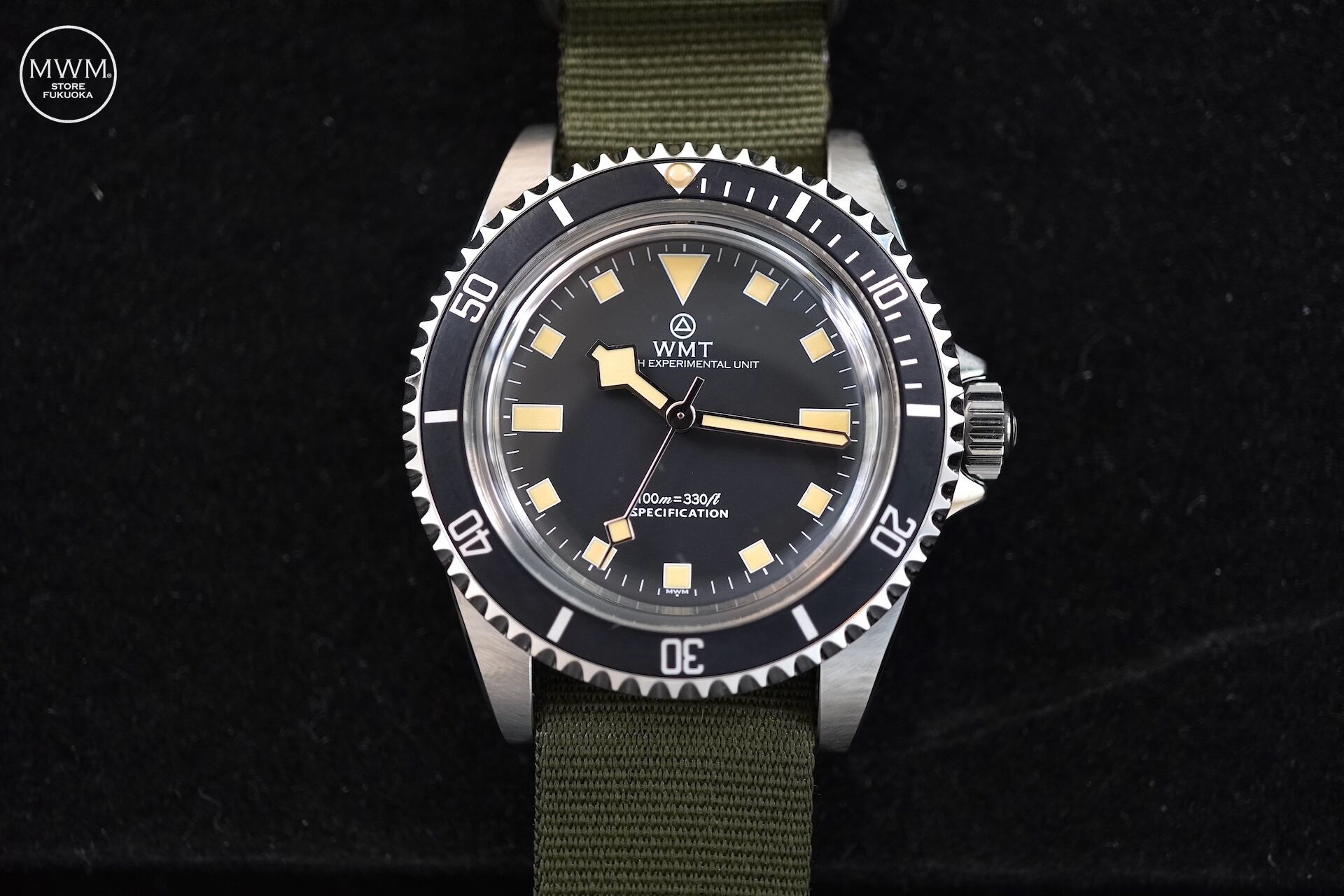 WMT WATCHES Royal Marine – Ocean Noir / Aged Bezel by MWM | MWM  