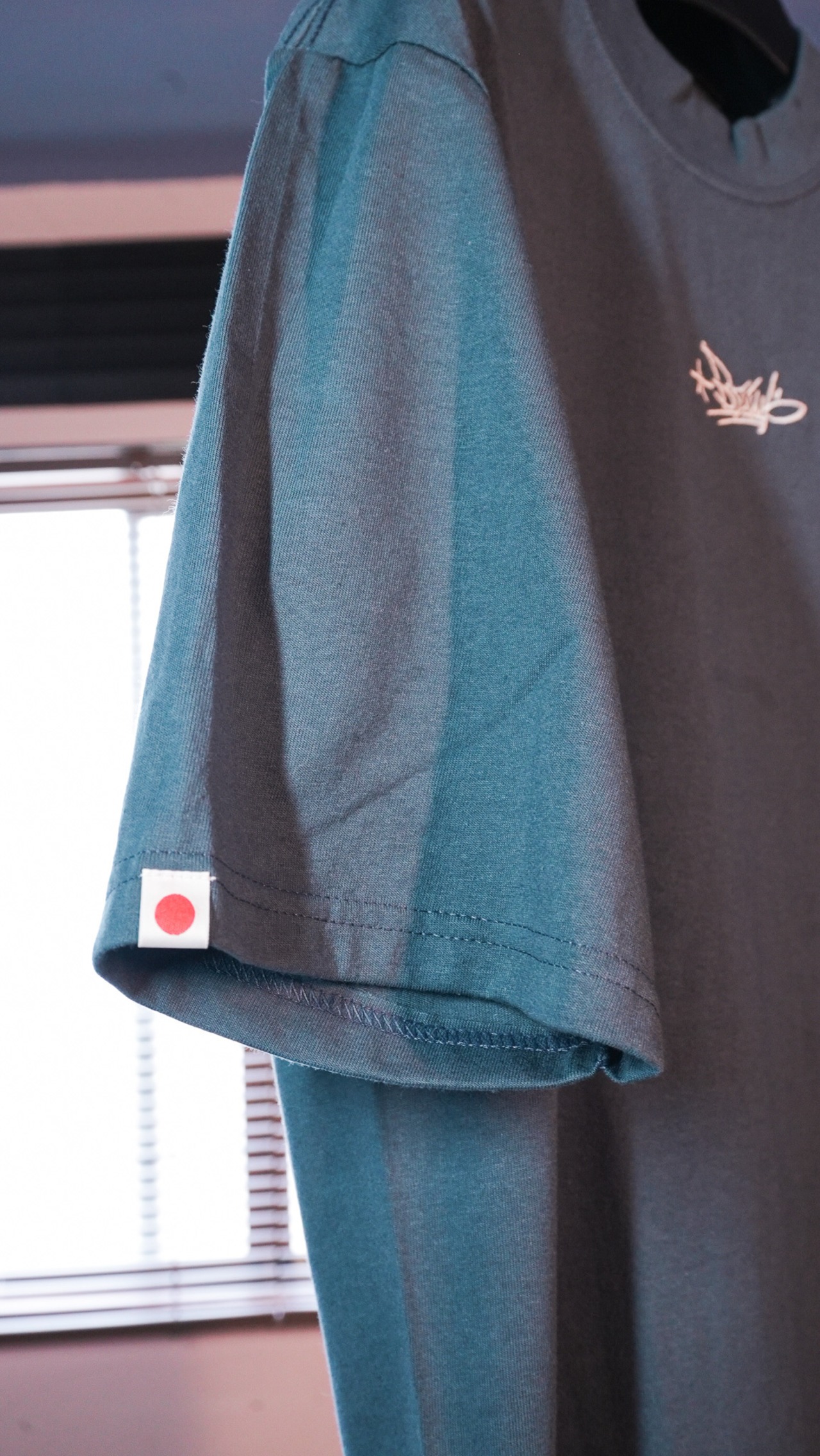 BZWS 7.5oz U.S.A Cotton OverSized T-Shirt [SLATE]