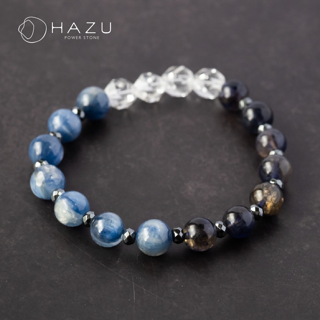 直感を研ぎ澄ます、2つのブルー［カイヤナイト／アイオライト／水晶／ヘマタイト］