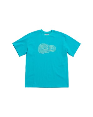 [999HUMANITY] GONGZONE HALF TEE (TURQUOISE) 正規品  韓国 ブランド 韓国ファッション 韓国代行 999 ヒューマニティ HUMANITY 日本 店舗