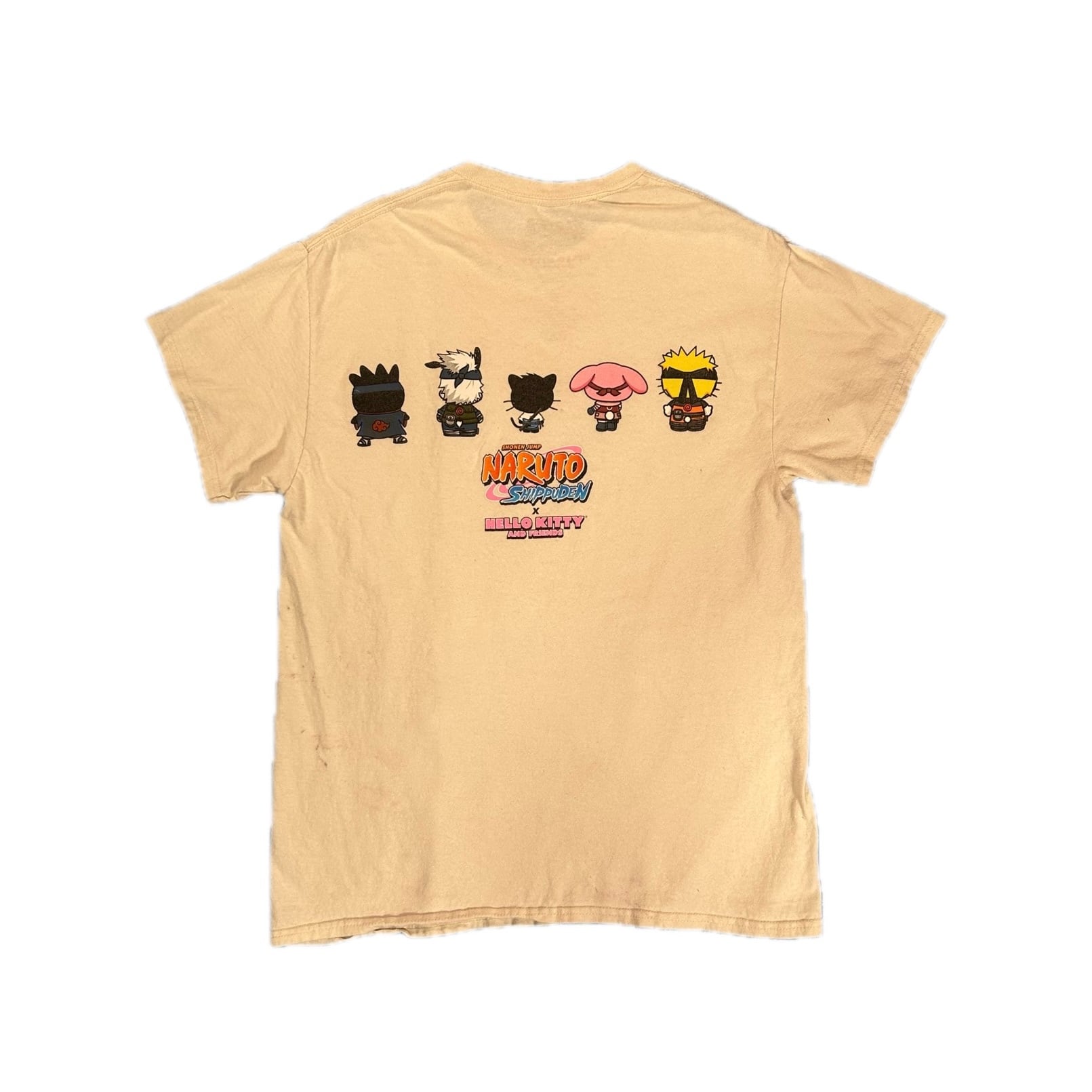 11477 ナルト × ハローキティ&フレンズ キャラクター Tシャツ S/M