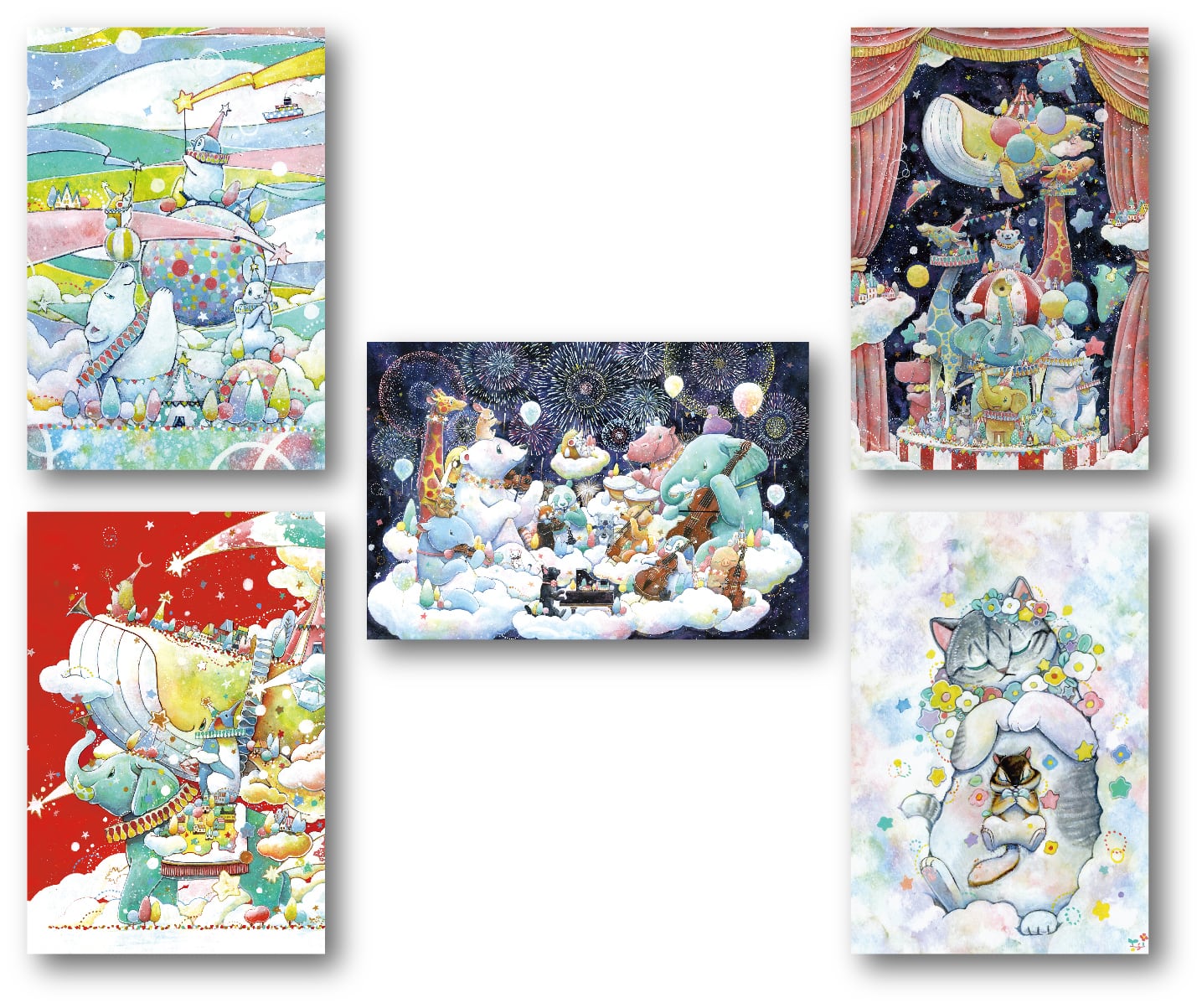 Yosi ポストカード5枚セット 素敵な日々 | tumugi