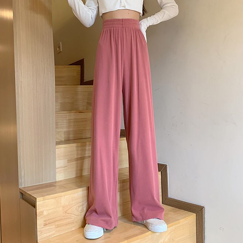 スプリングオータムパンツ ハイウェストルーズベルベットカジュアル 春物 秋物 YY-ファッション49103877111