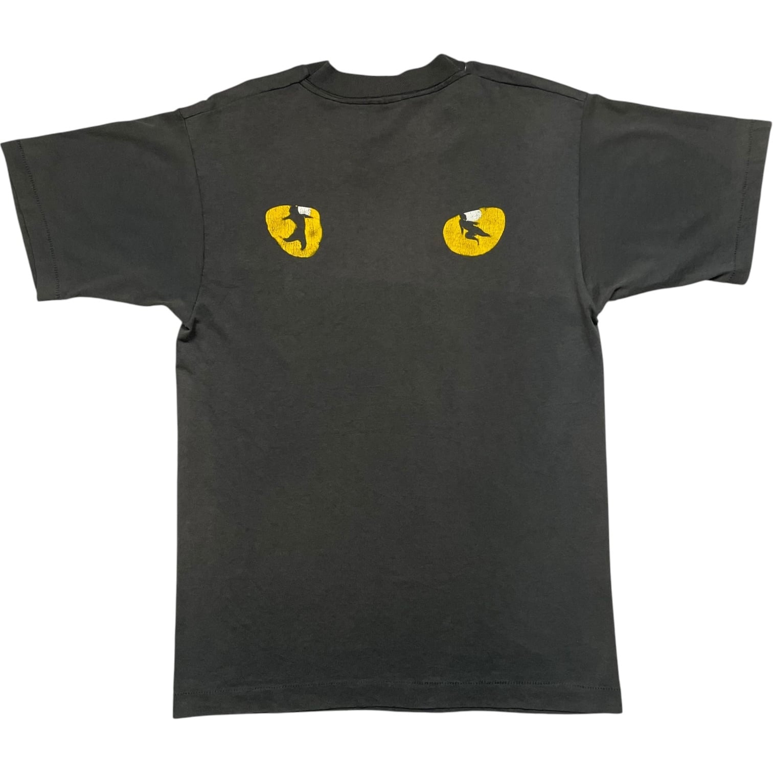 《M》FRUIT OF THE LOOM フルーツオブザルームTシャツ CATS フロントプリント バックプリント シングルステッチ ブラック USA製 90年代 vintage no.10327