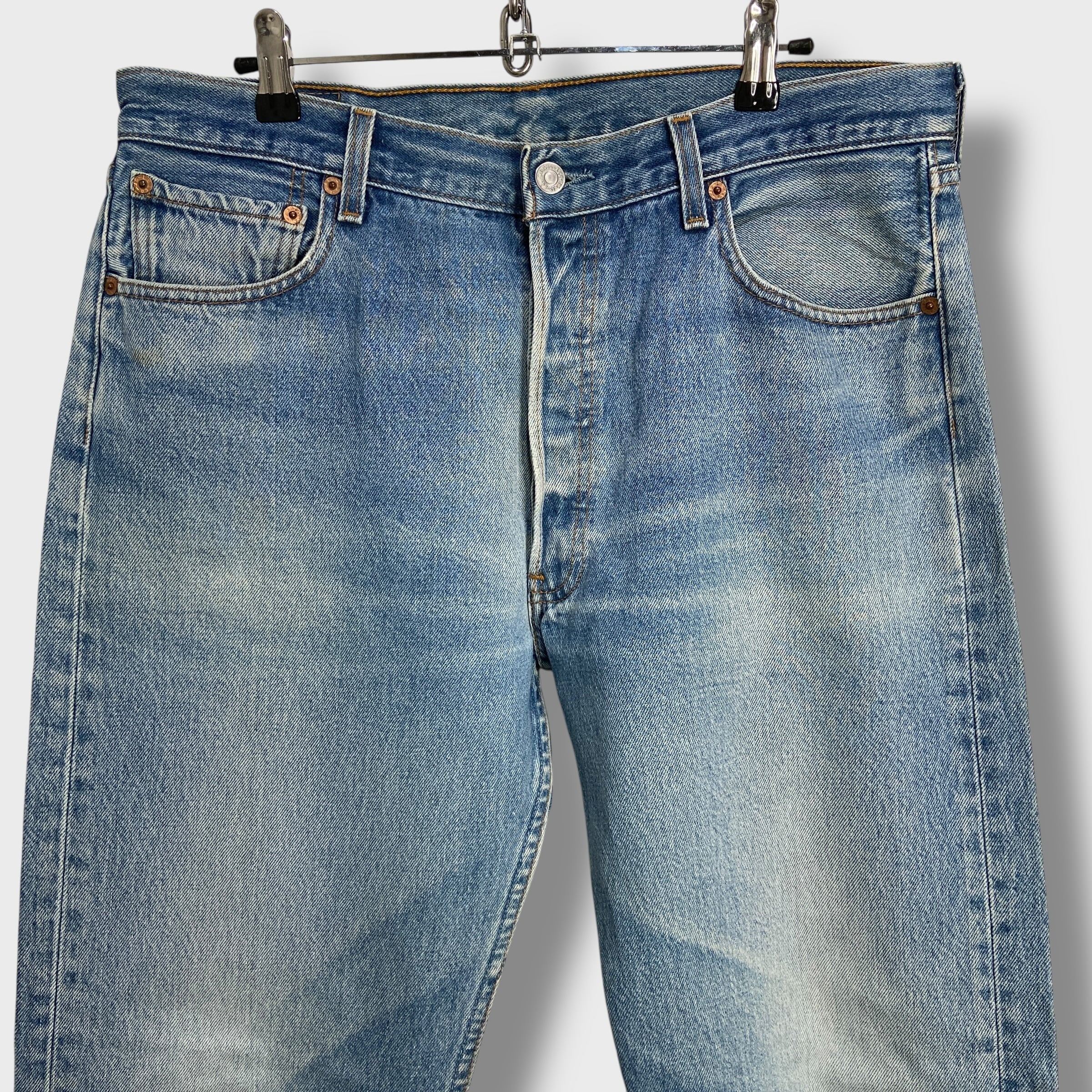 00s Levi's 501 メキシコ製 デニムパンツ アイスブルー W35 | 古着屋 Uan