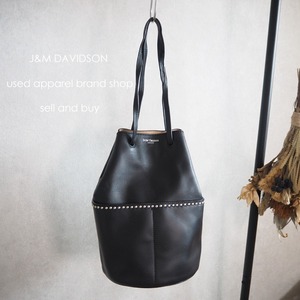 J&M Davidson(J&Mデヴィッドソン)超美品 ミニデイジー ウィズスタッズ バッグ 黒
