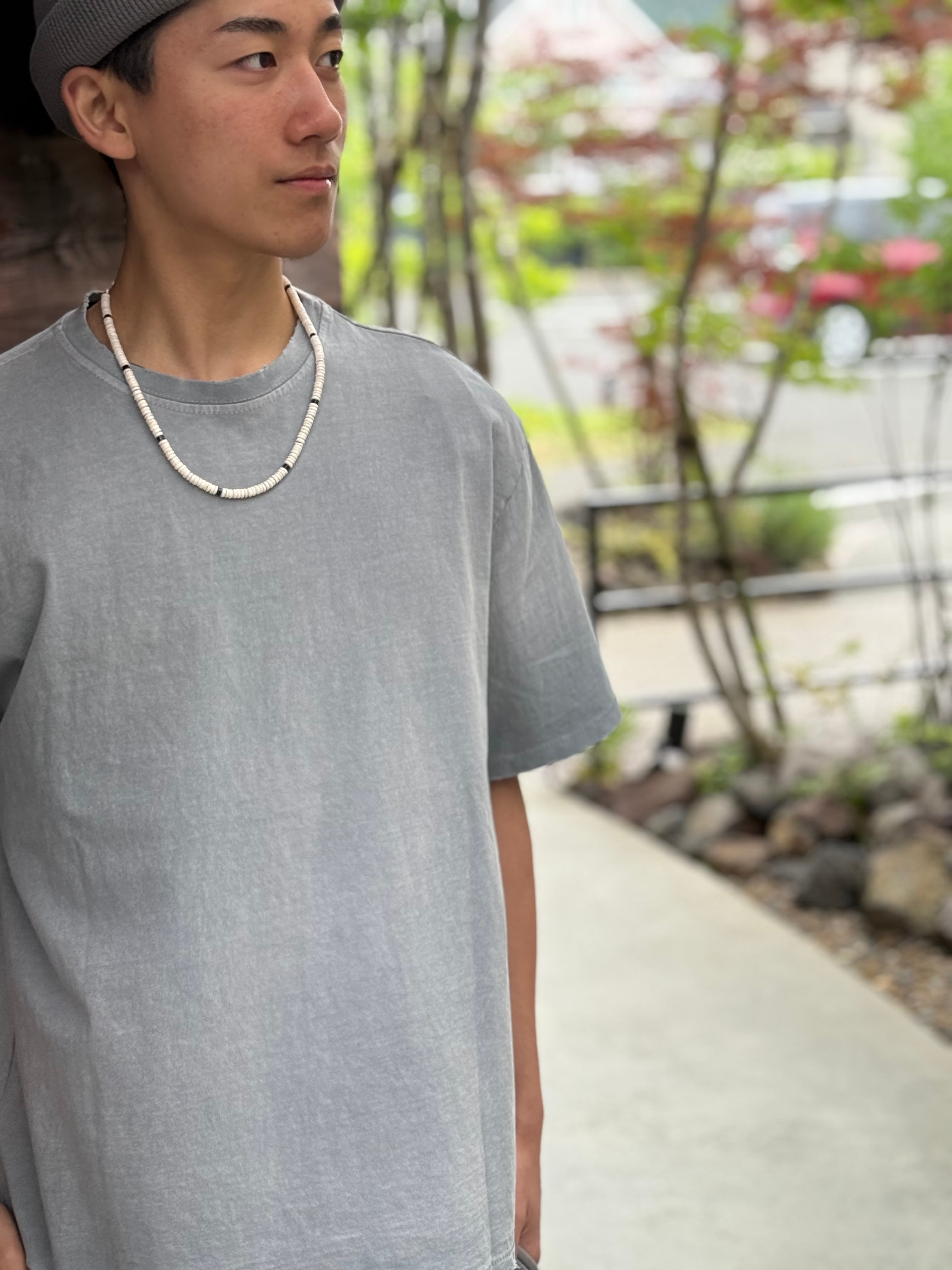 MOOJI MOOJI 【 US Single Stitched T-Shirt Sun Fade】GREY | LARGE