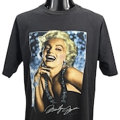 【MARILYN MONROE】マリリンモンロー "サイングラフィック" cygnusタグ 00's Vintage Tシャツ