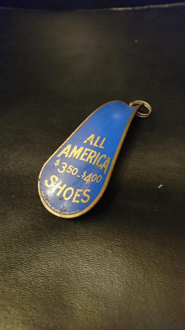 VINTAGE SHOE HORN BLUE