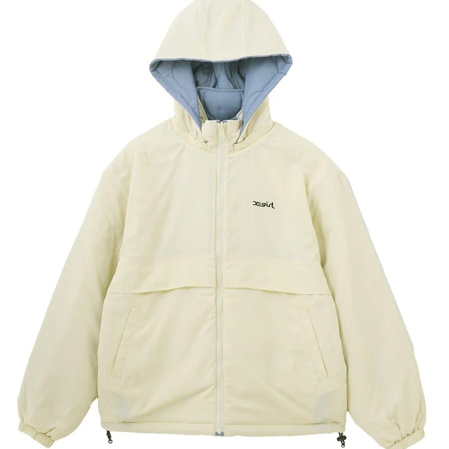 【x-girl】FACE PATCH REVERSIBLE JACKET【エックスガール】