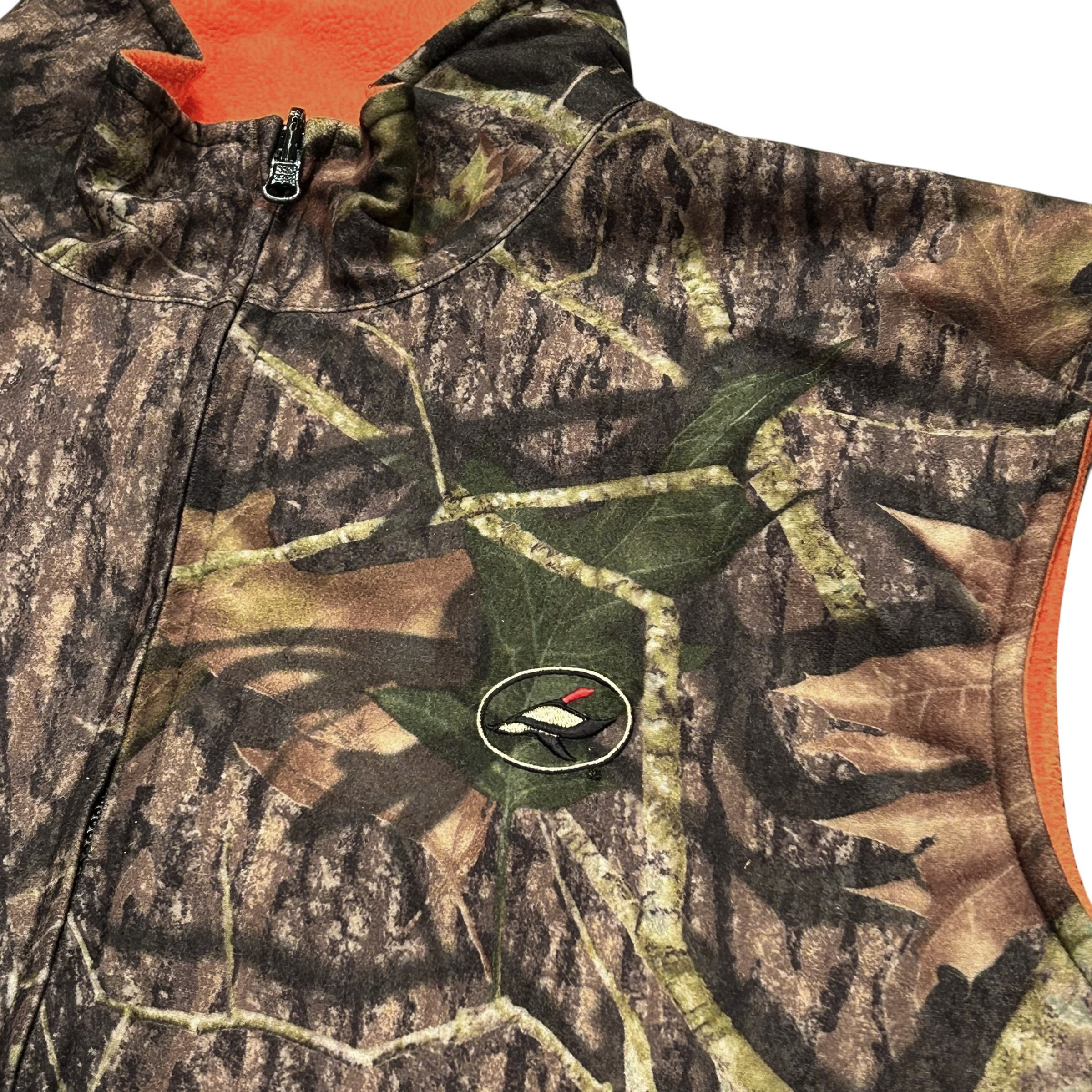 Red Head Real Tree Camouflage / Fleece Reversible Vest L程度