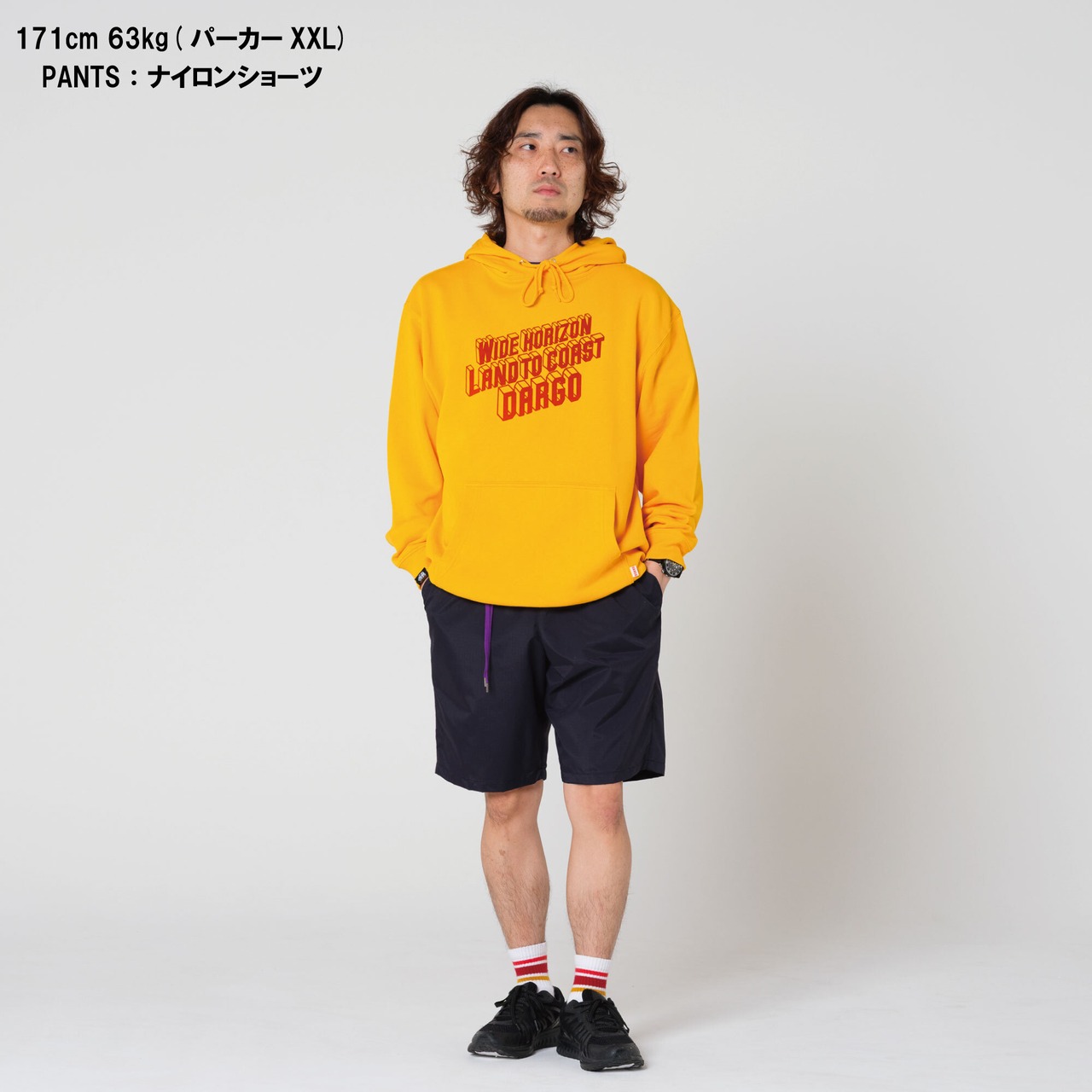 【DARGO】"WIDE HORIZON" 8onz Mid Weight Pull Over Hoodie（3color）