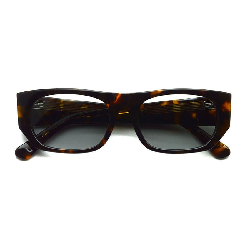 Lunetta BADA / 73/08 / 0010 BLACK・SILVER - LIGHT BLUE GREY lenses