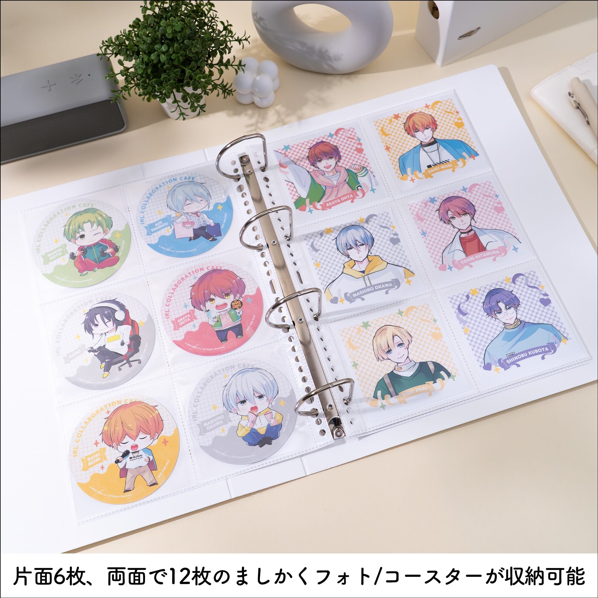 イレールバインダーリフィル 6ポケット(両面)ましかくフォト