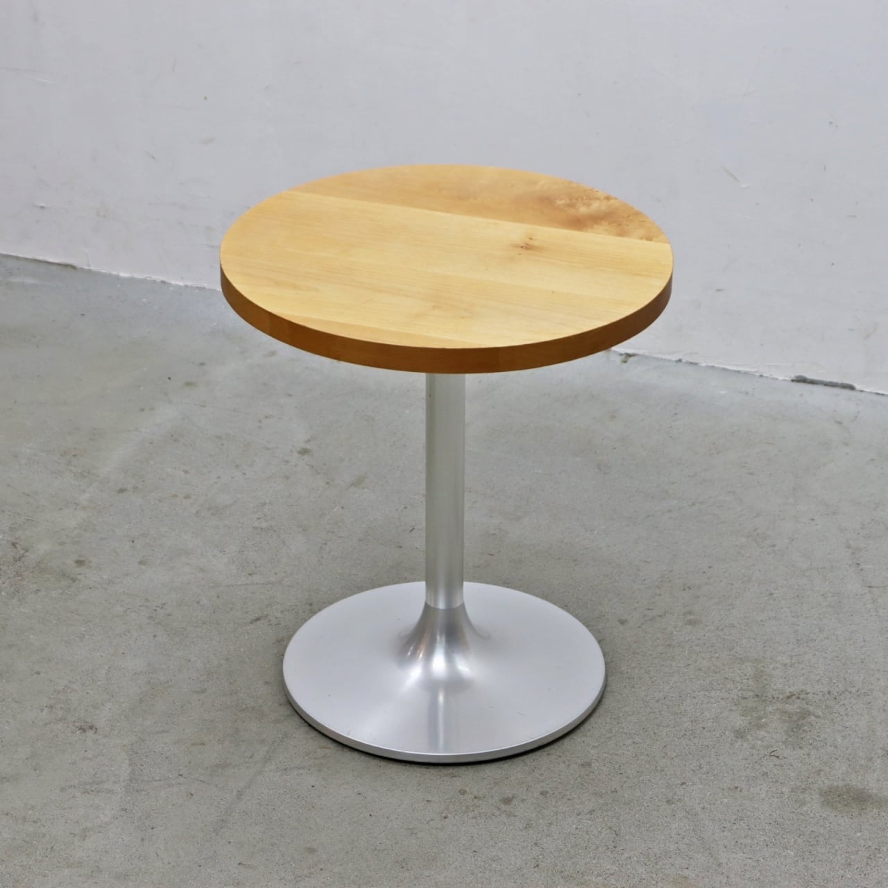 メープル無垢材 ラウンド サイドテーブル 円型 円卓 ナチュラル モダン RCT24186