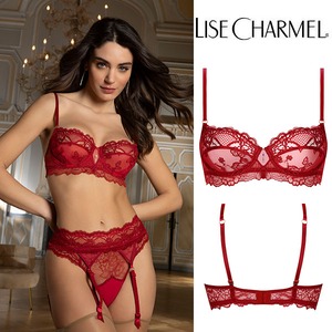 [H13so] パッドなし3/4ブラ(B,C) 品番ACH3013 【LISE CHARMEL】【リズシャルメル】【インポートランジェリー】