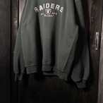JERZEES SUPER SWEATS NFL RAIDERS スウェット　黒　刺繍　レイダース