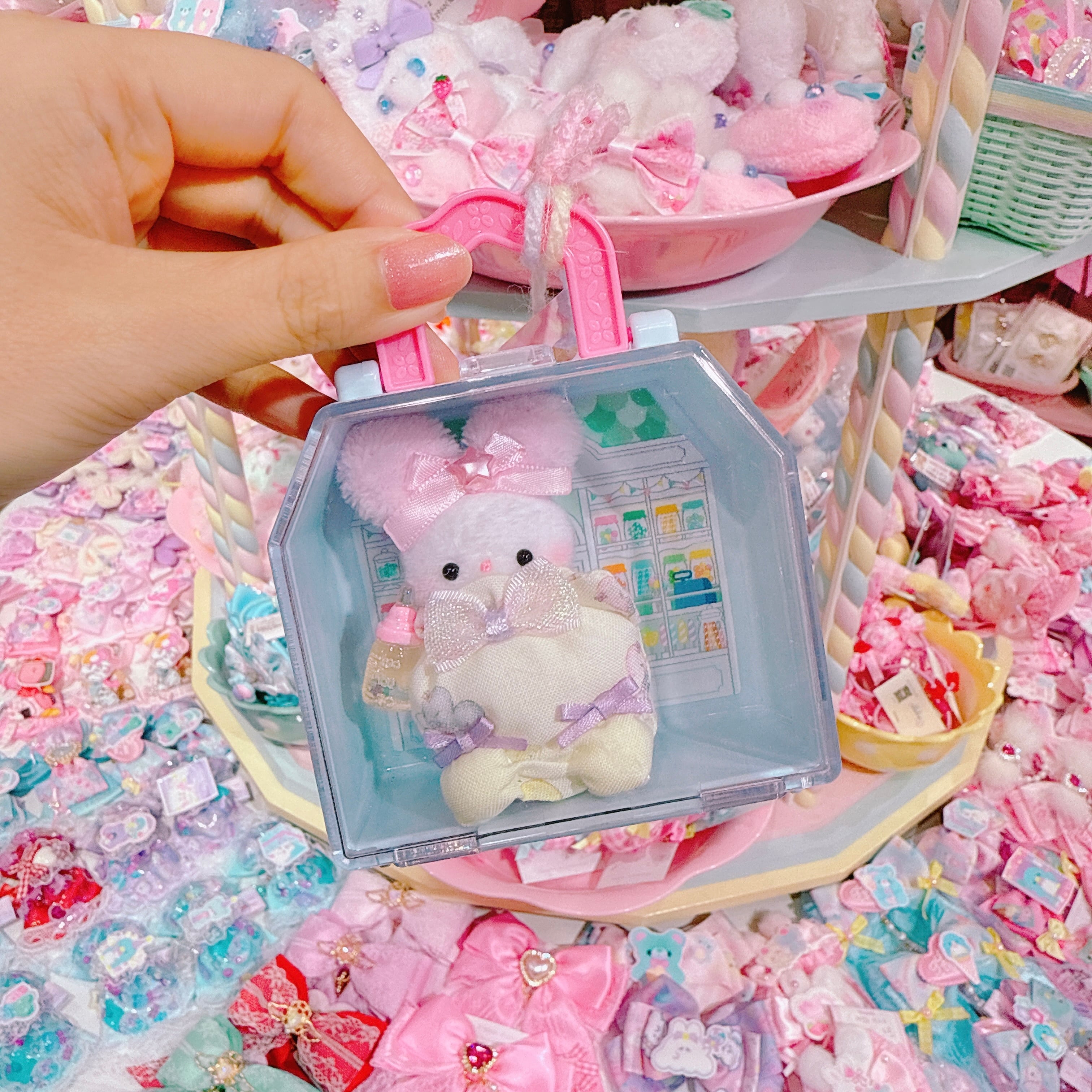 【H3】29-5おてのりBABYミニミニキーホルダー（ケース付き）