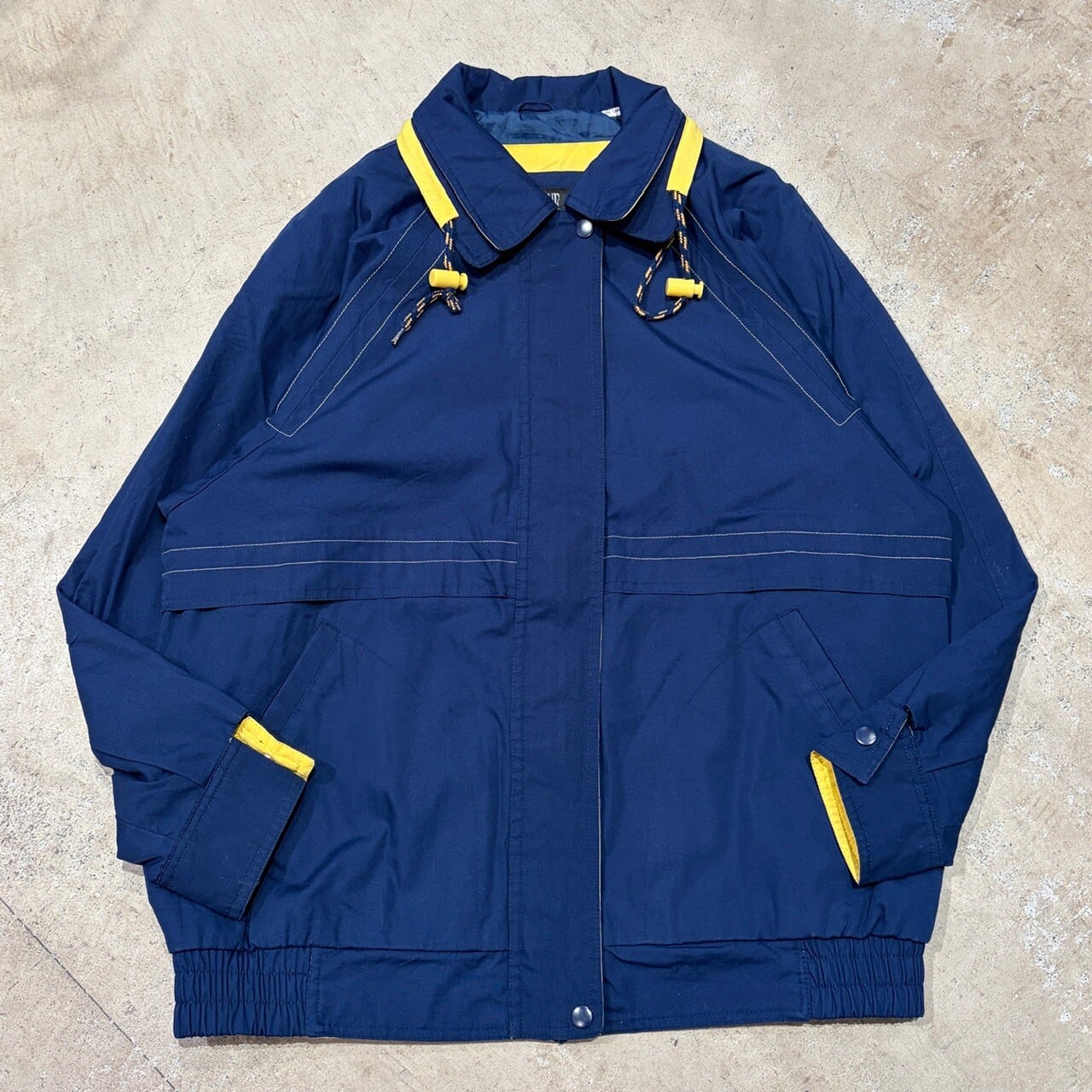 LONDON FOG COTTON BLOUSON NAVY/YELLOW | safarionline