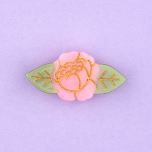 【Coucou Suzette The Flower Power collection - Peony hair clip-】