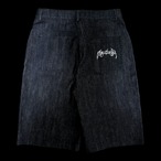 METAL LOGO RIGID BAGGY JORTS