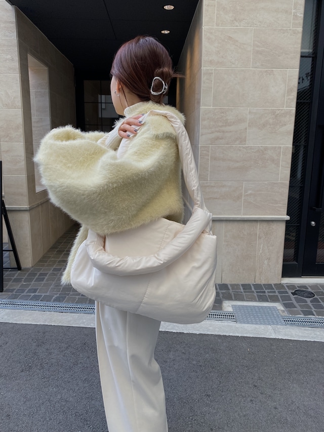 double puff shoulder arrange bag