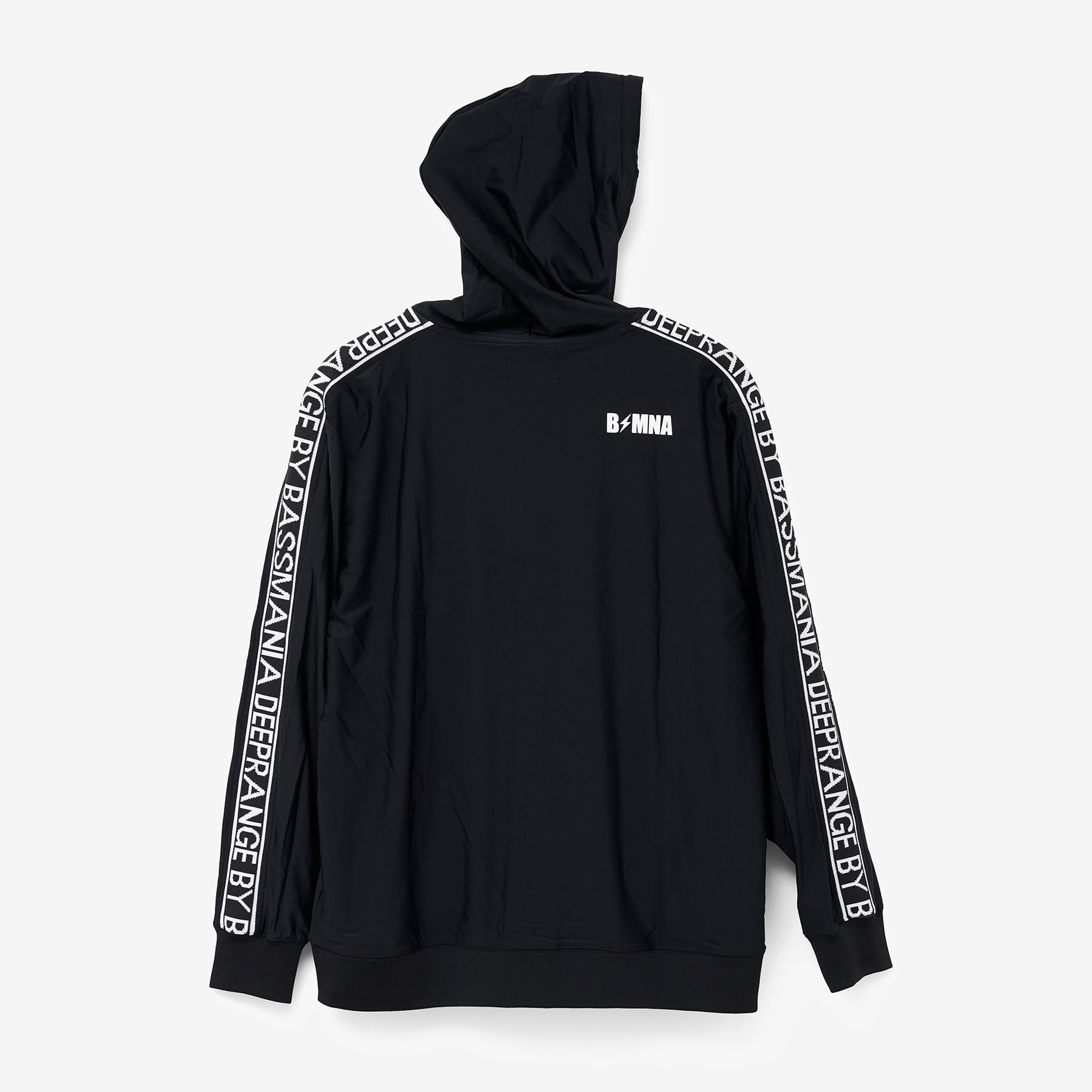 サイドリブ編みUVラッシュZIPパーカー［BLK］［LIMITED］ | bassmania.jp