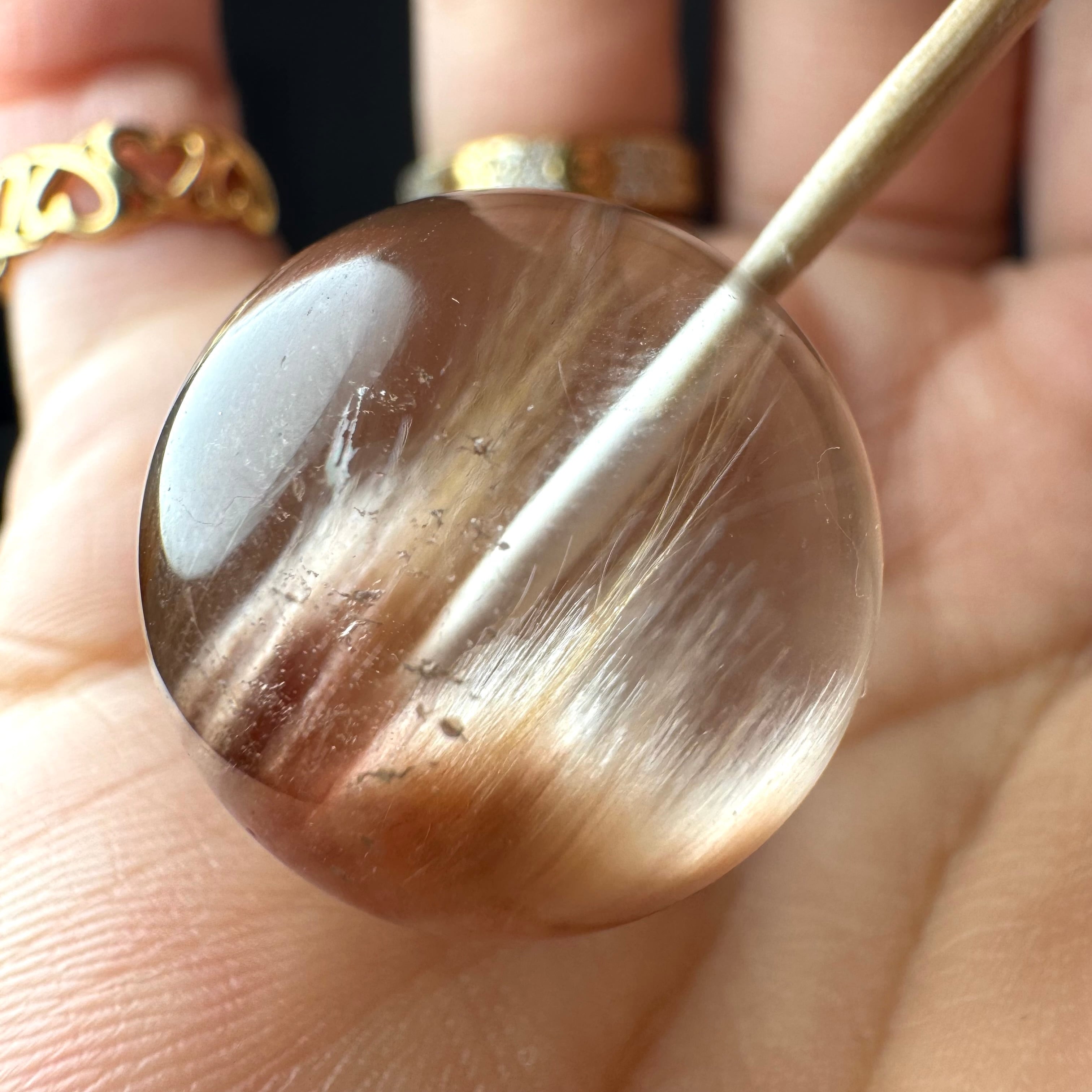 サゲニティッククォーツ 約20.5mm